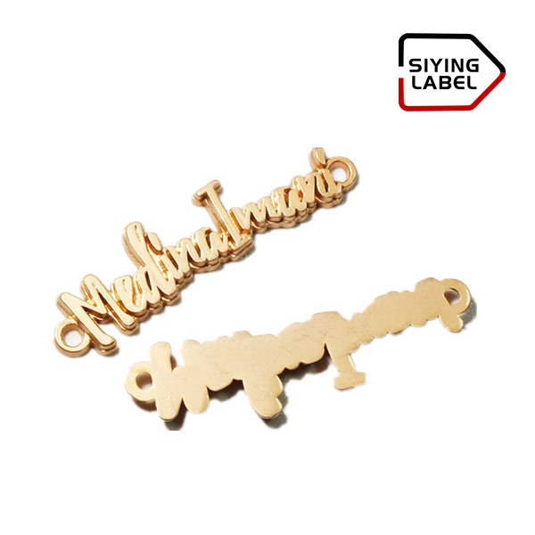 Name Tag LOUISE, Gold plated